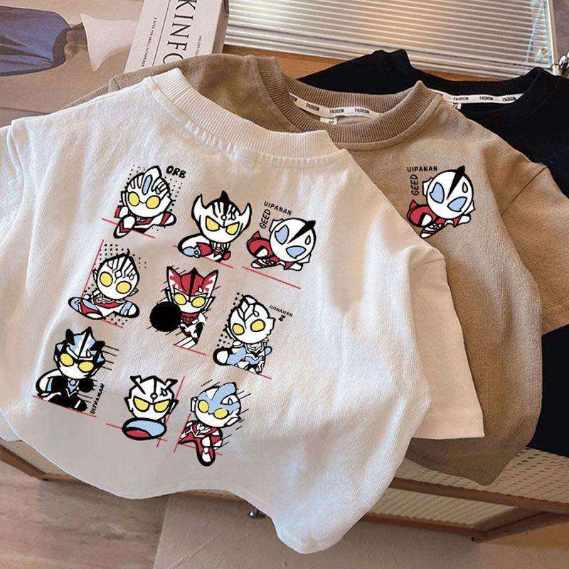 ベビー服  ウルトラマンキャラクター柄ベビーTシャツ