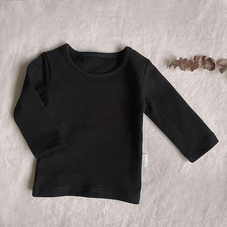 ベビー服  赤ちゃん用ベーシック長袖Tシャツ