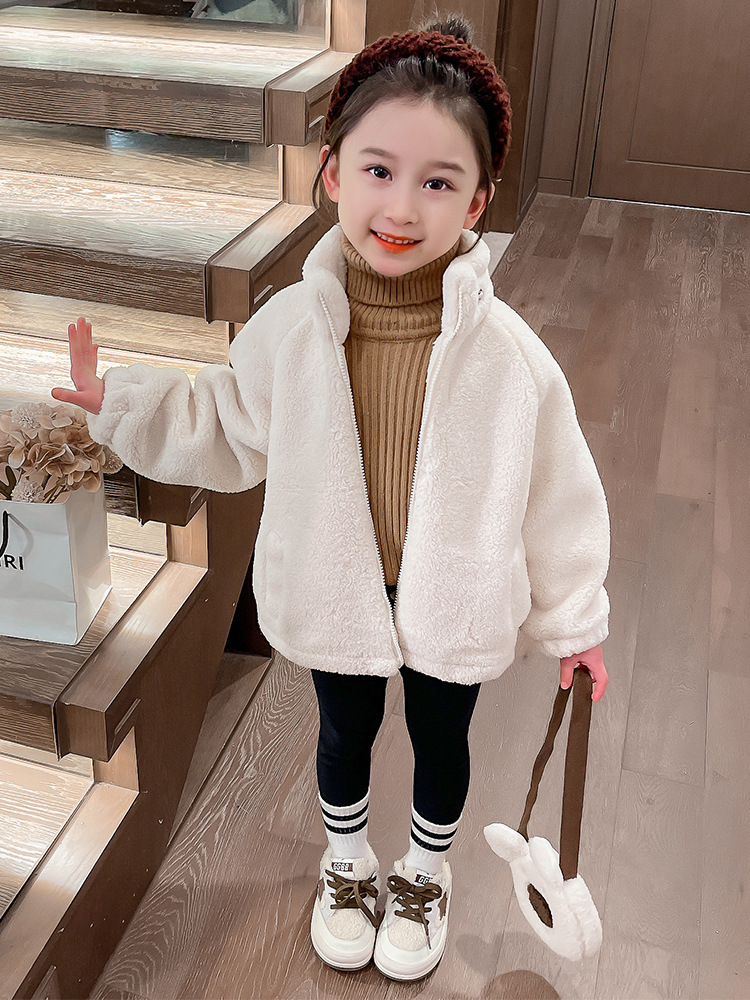 ベビー服 もこもこボアジップアップジャケット　アウター