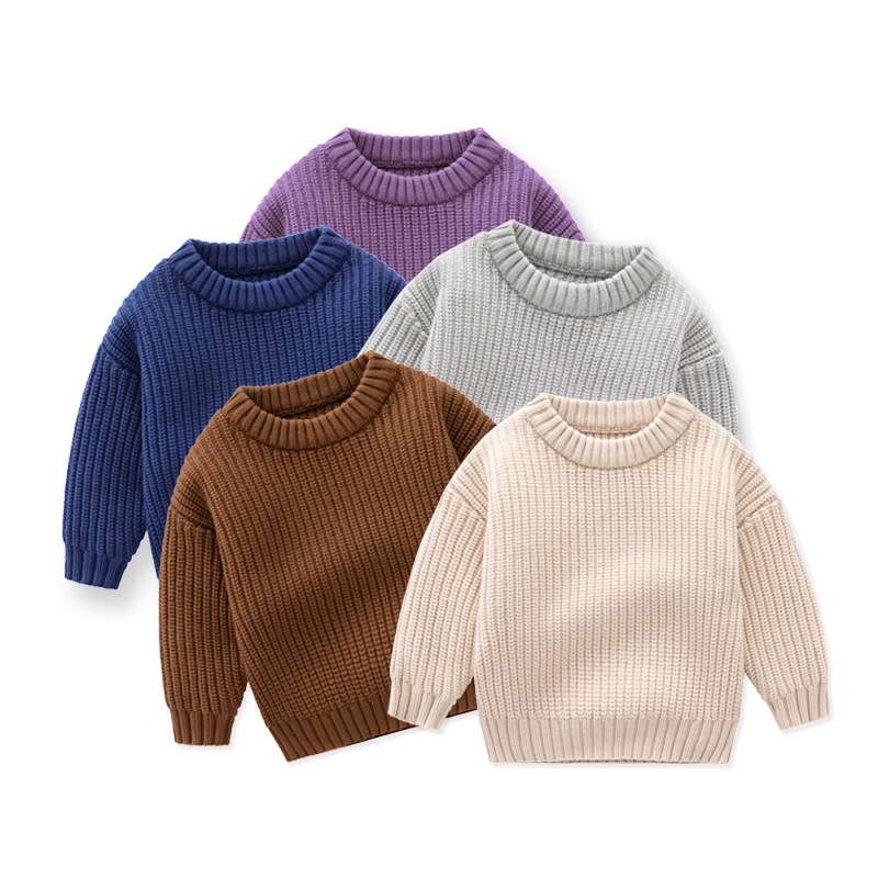 ベビー服  赤ちゃん用リブニットセーター