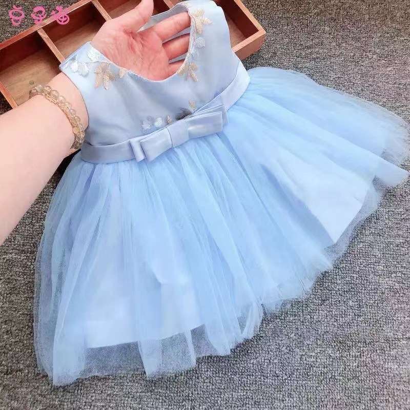 ベビー服  チュールスカートのベビードレス