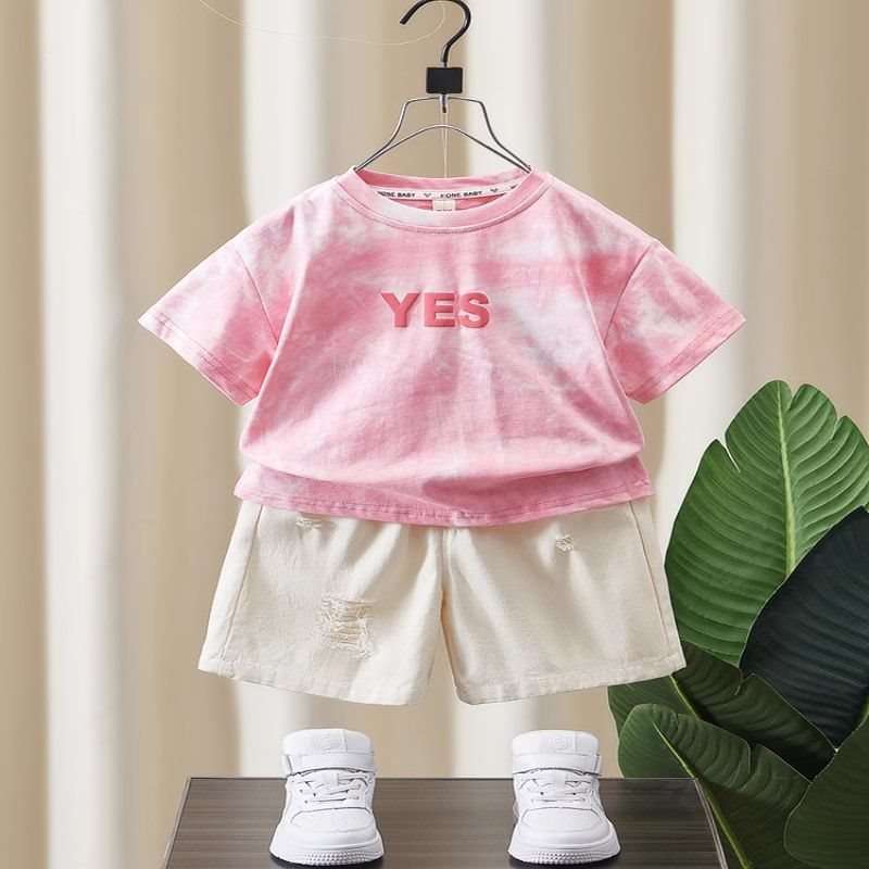 ベビー服  天使の羽根プリント半袖Tシャツ