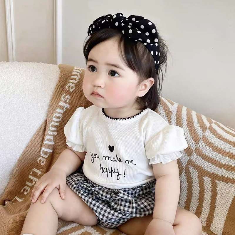 ベビー服  ハッピーメッセージ入りベビーTシャツ