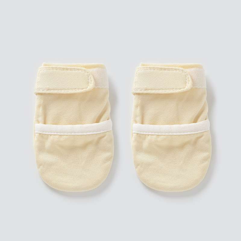 ベビー服 おやすみ赤ちゃん やわらかミトン
