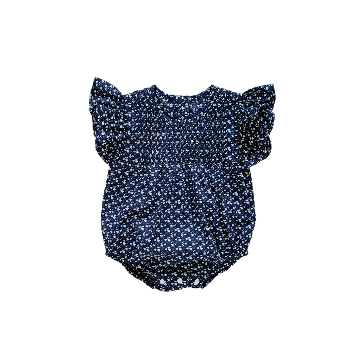 韓国風花柄ロンパース 可愛いベビー服 連体服