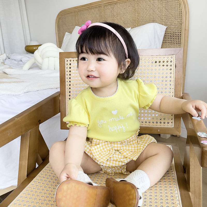 ベビー服  ハッピーメッセージ入りベビーTシャツ