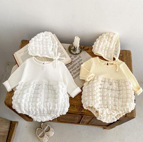 女の子用ロンパース お姫様風ベビー服