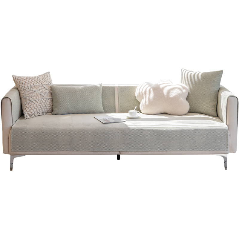 ソファーカバー 北欧風織り柄フィット型ソファーカバー