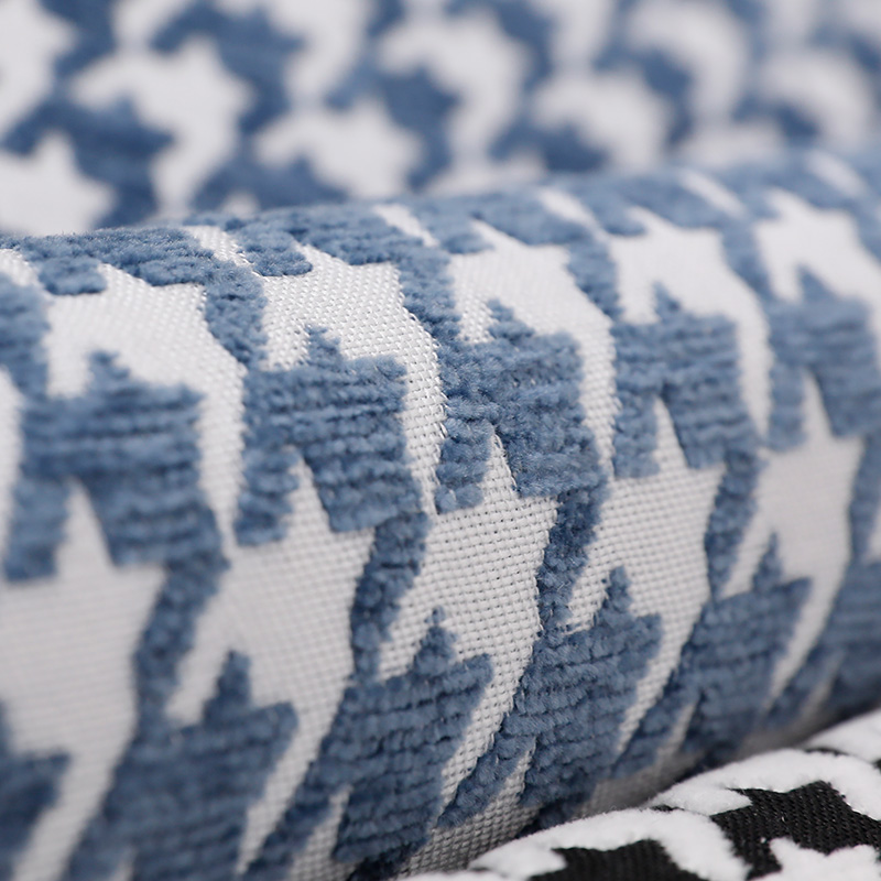 ソファーカバー 千鳥格子柄モダン切り替えデザインソファーカバー