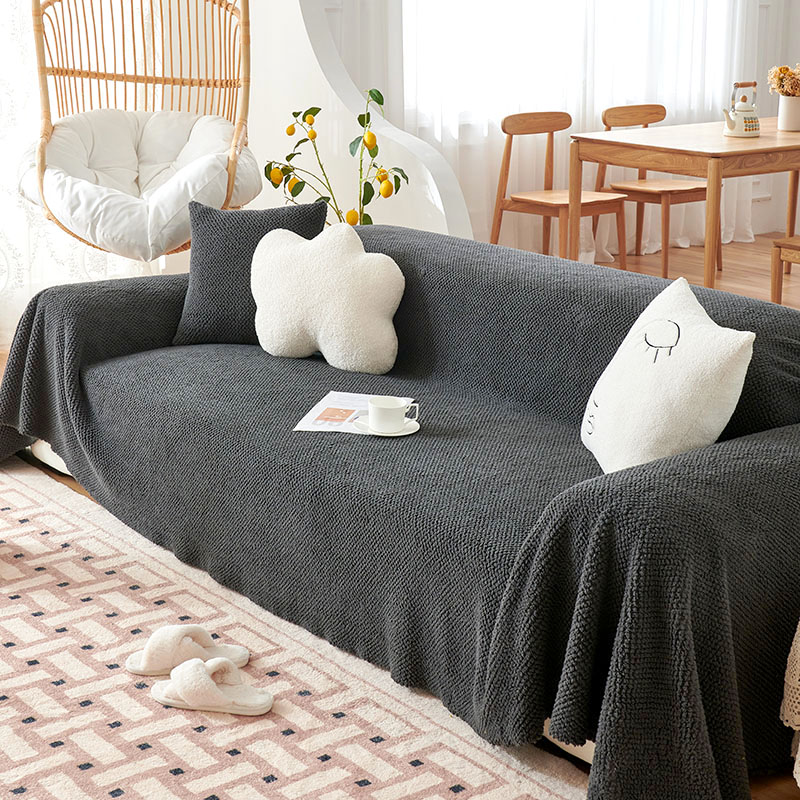 ソファーカバー 北欧風ワッフル織りマルチ使用ソファーカバー