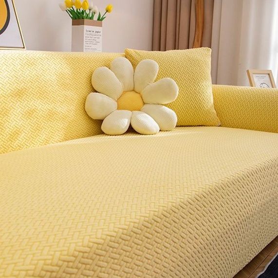 ソファーカバー 温暖治癒絨面素材の伸縮性ソファーカバー