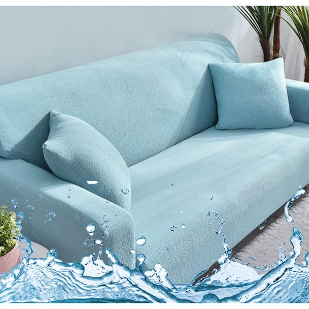 ソファーカバー 防水機能付き伸縮性抜群2人掛けソファーカバー