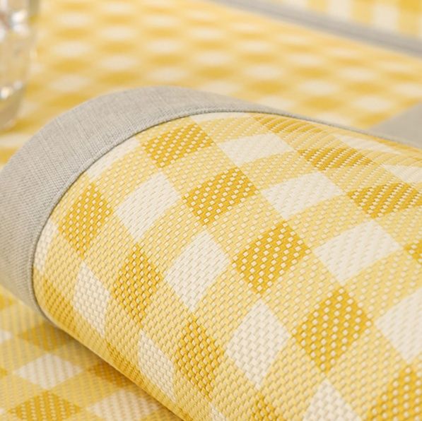 ソファーカバー 北欧風ギンガムチェック柄2人掛けソファーカバー