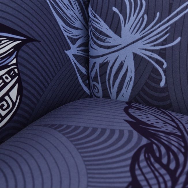 ソファーカバー 動物愛護メッセージ付き伸縮フィット型ソファーカバー