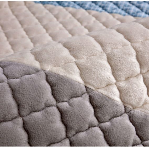 ソファーカバー 幾何学模様キルティングソファーカバー