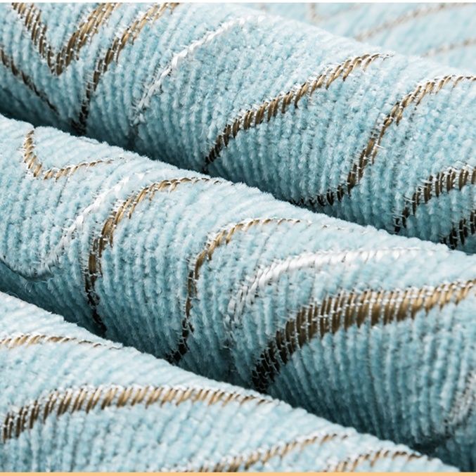 ソファーカバー 波模様レース付きマルチカバー