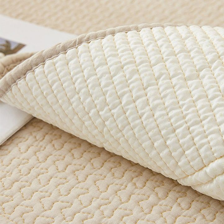 ソファーカバー 花の刺繍が美しい上品な綿製ソファーカバー