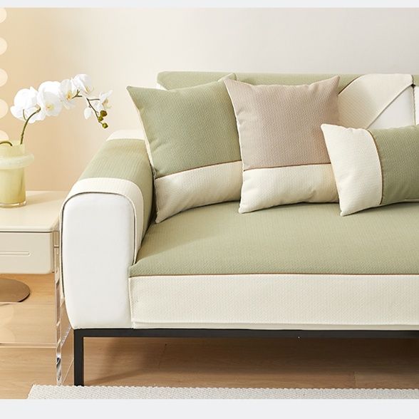 ソファーカバー 北欧風シンプル無地ソファーマット二人掛け用