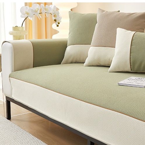 ソファーカバー 北欧風シンプル無地ソファーマット二人掛け用