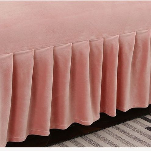 ソファーカバー エレガント裾フリル付きストレッチソファーカバー