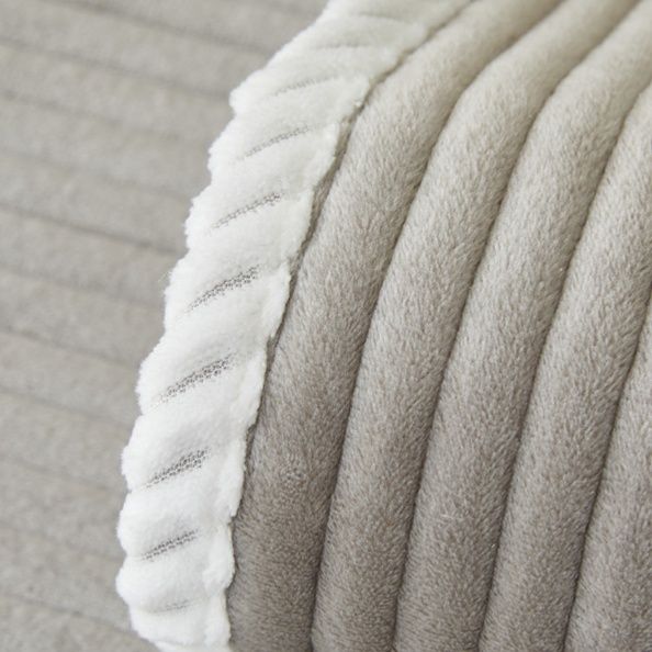 ソファーカバー 木耳フリル付きコーデュロイ織り2人掛けソファーカバー