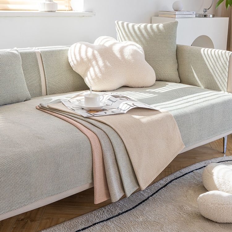 ソファーカバー 北欧風織り柄フィット型ソファーカバー