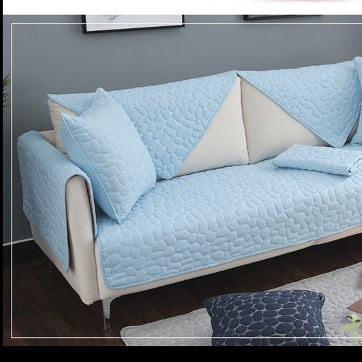 ソファーカバー 六角形キルティング模様の高級感あふれる保護カバー