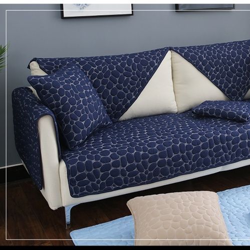 ソファーカバー 六角形キルティング模様の高級感あふれる保護カバー