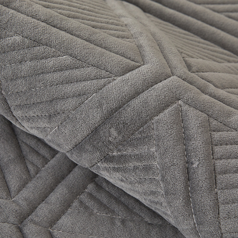 ソファーカバー 幾何学模様キルティング二人掛けソファーカバー