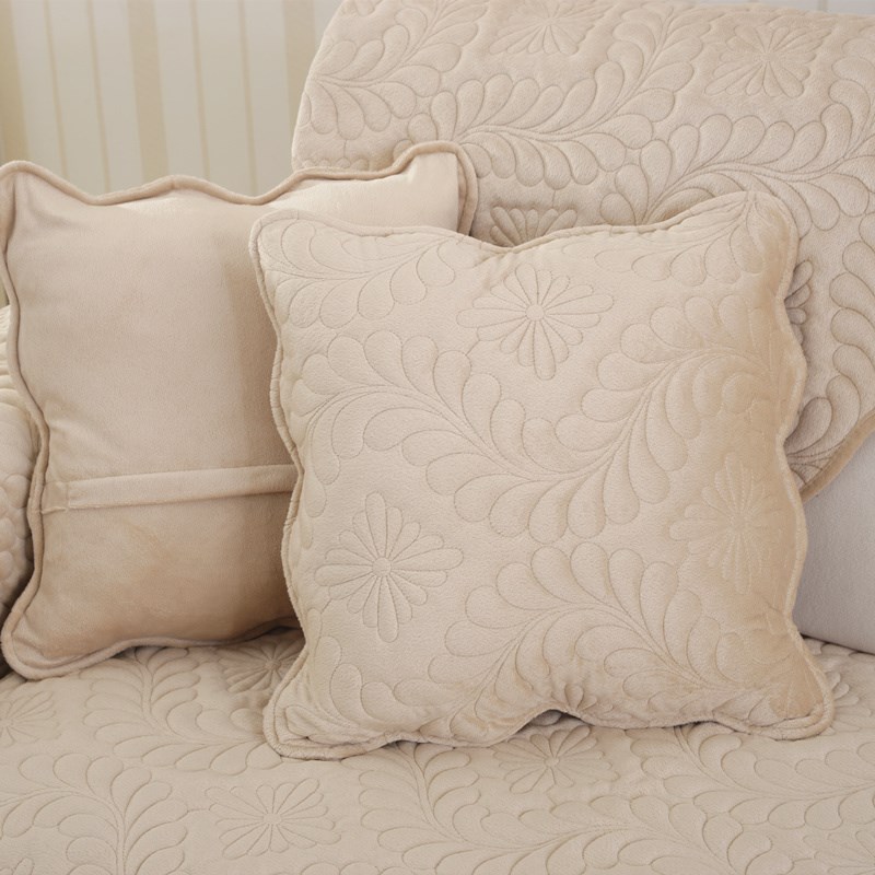 ソファーカバー 花模様キルティング加工高級ソファーカバー