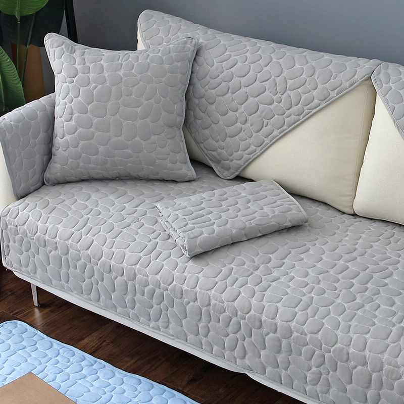 ソファーカバー 六角形キルティング模様の高級感あふれる保護カバー