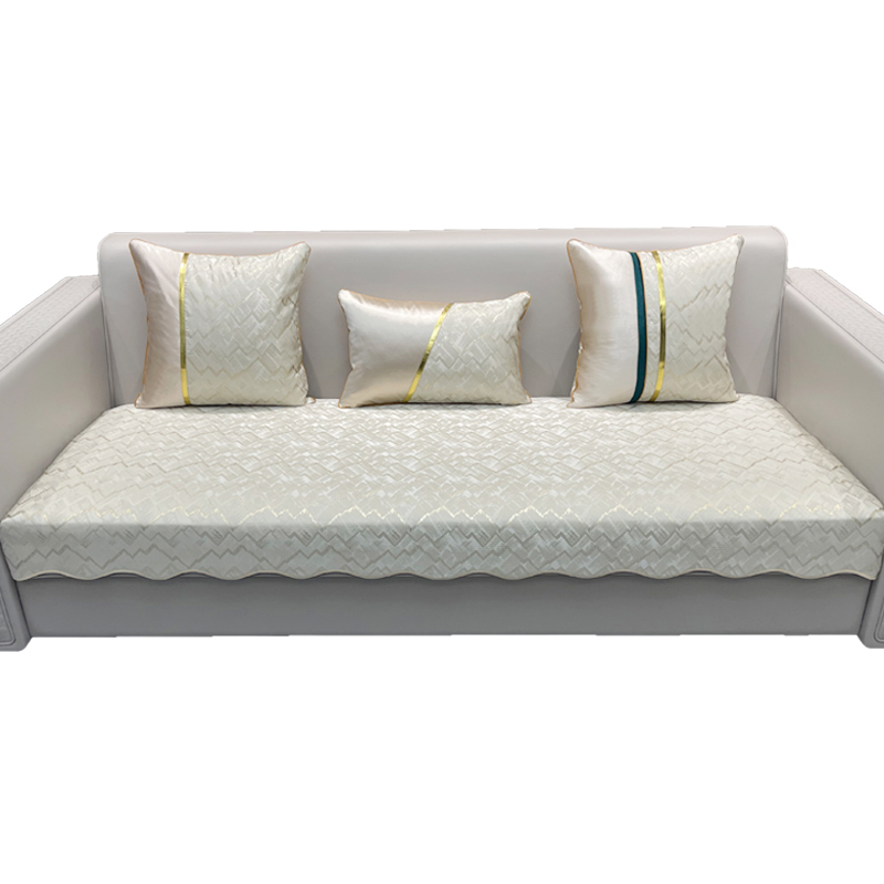 ソファーカバー 幾何学模様高級織りソファーカバー二人掛け用