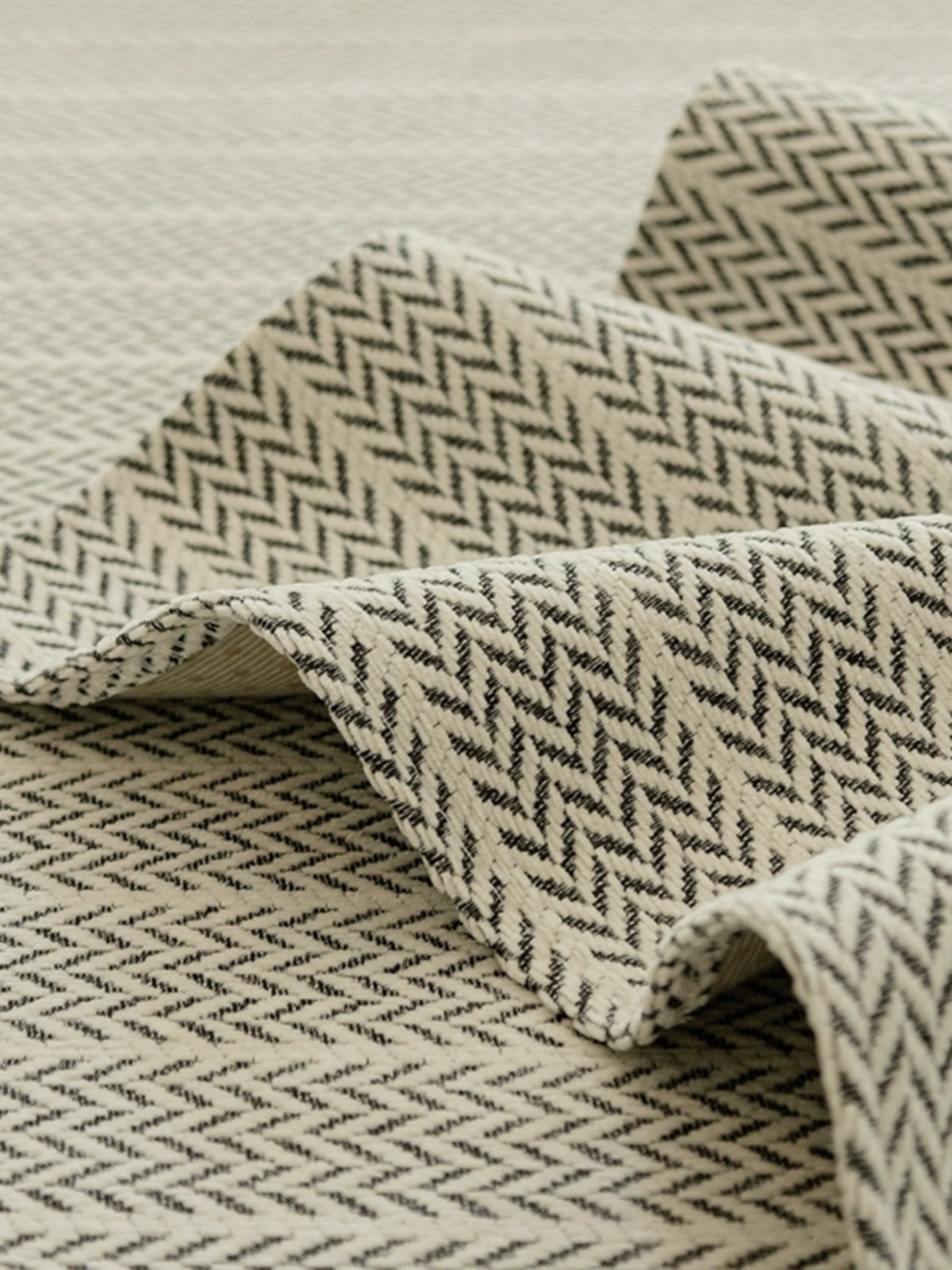 ソファーカバー 幾何学模様織りソファーカバー二人掛け用