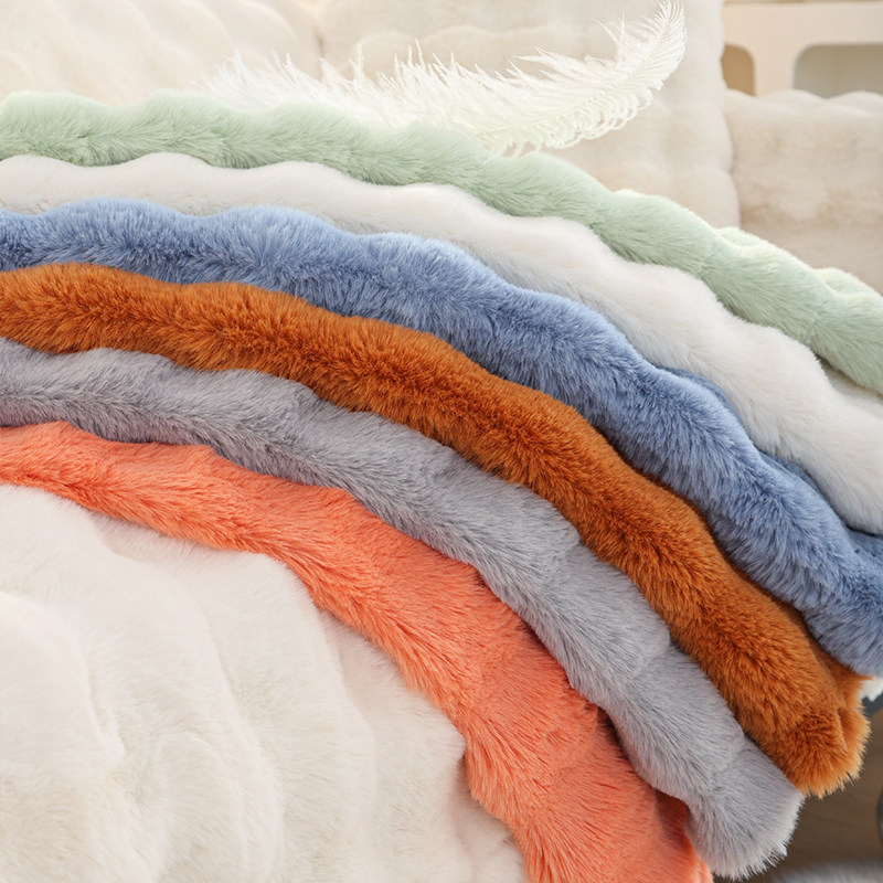 ソファーカバー ふわふわ毛足の長いファー素材ソファーカバー