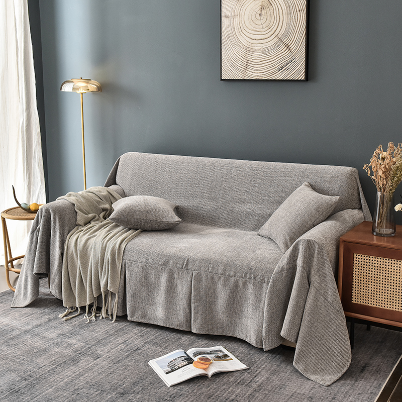 ソファーカバー 北欧風織り模様マルチカバーソファーカバー