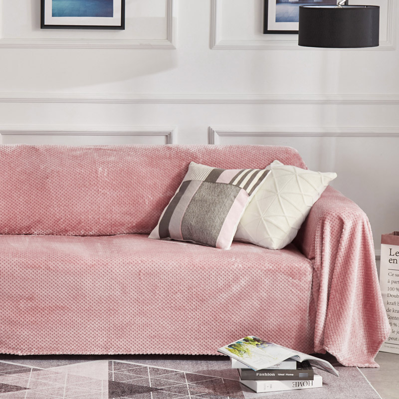 ソファーカバー ワッフル織り模様替え簡単掛けるだけソファーカバー