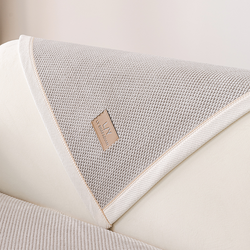 ソファーカバー 高級織り模様付き座面保護マット二人掛け用