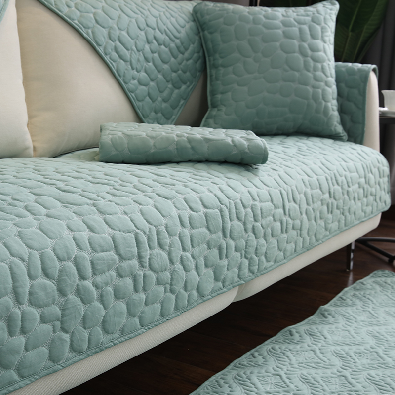 ソファーカバー 六角形キルティング模様の高級感あふれる保護カバー
