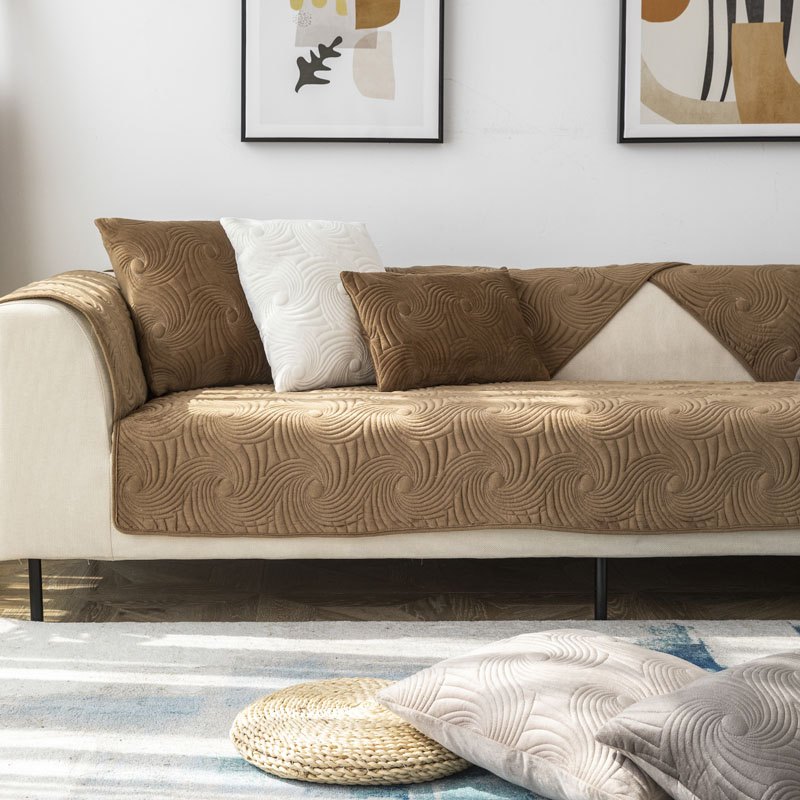 ソファーカバー 高級感溢れる立体織り模様の上質ソファーカバー