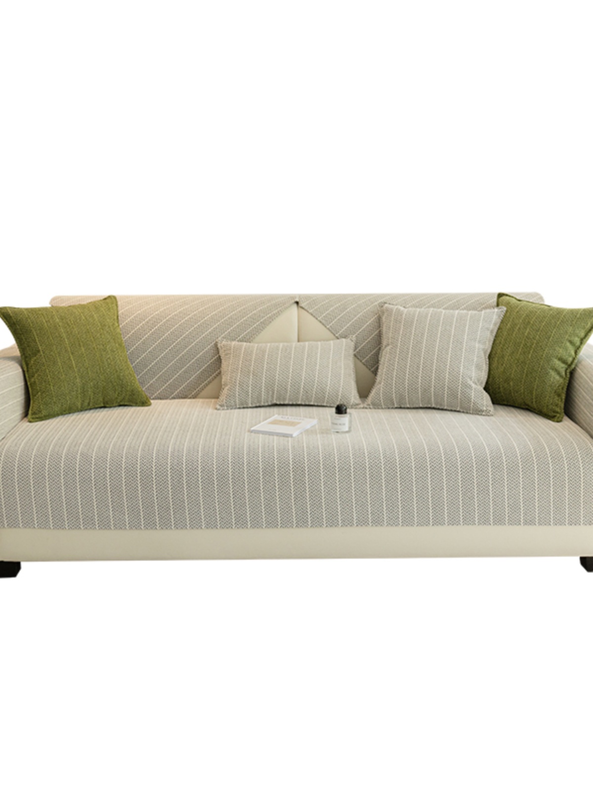 ソファーカバー 幾何学模様織りソファーカバー二人掛け用