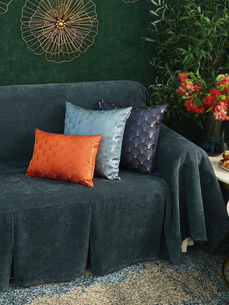 ソファーカバー 上質リネン風マルチカバー2人掛け用