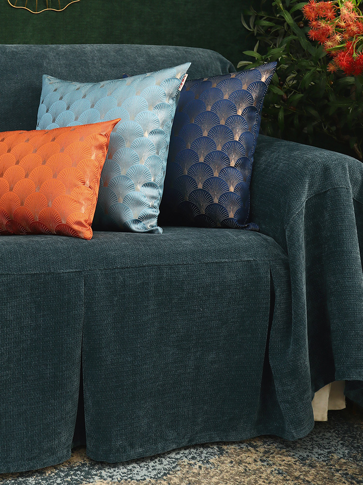 ソファーカバー 上質リネン風マルチカバー2人掛け用