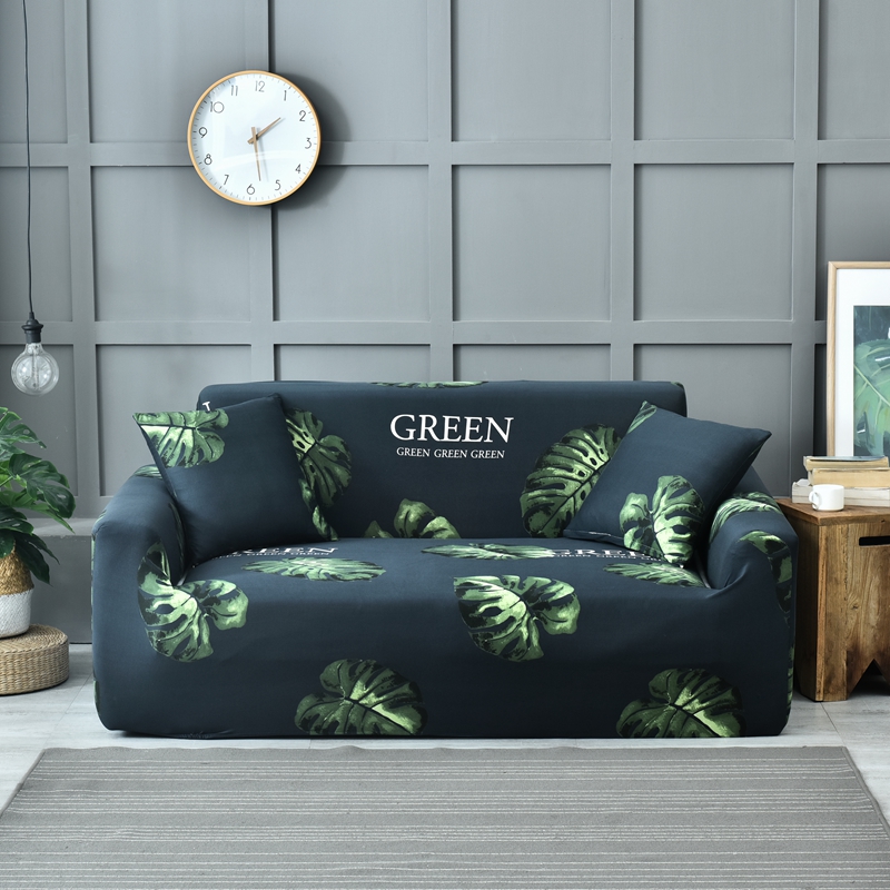 ソファーカバー 動物愛護メッセージ付き伸縮フィット型ソファーカバー