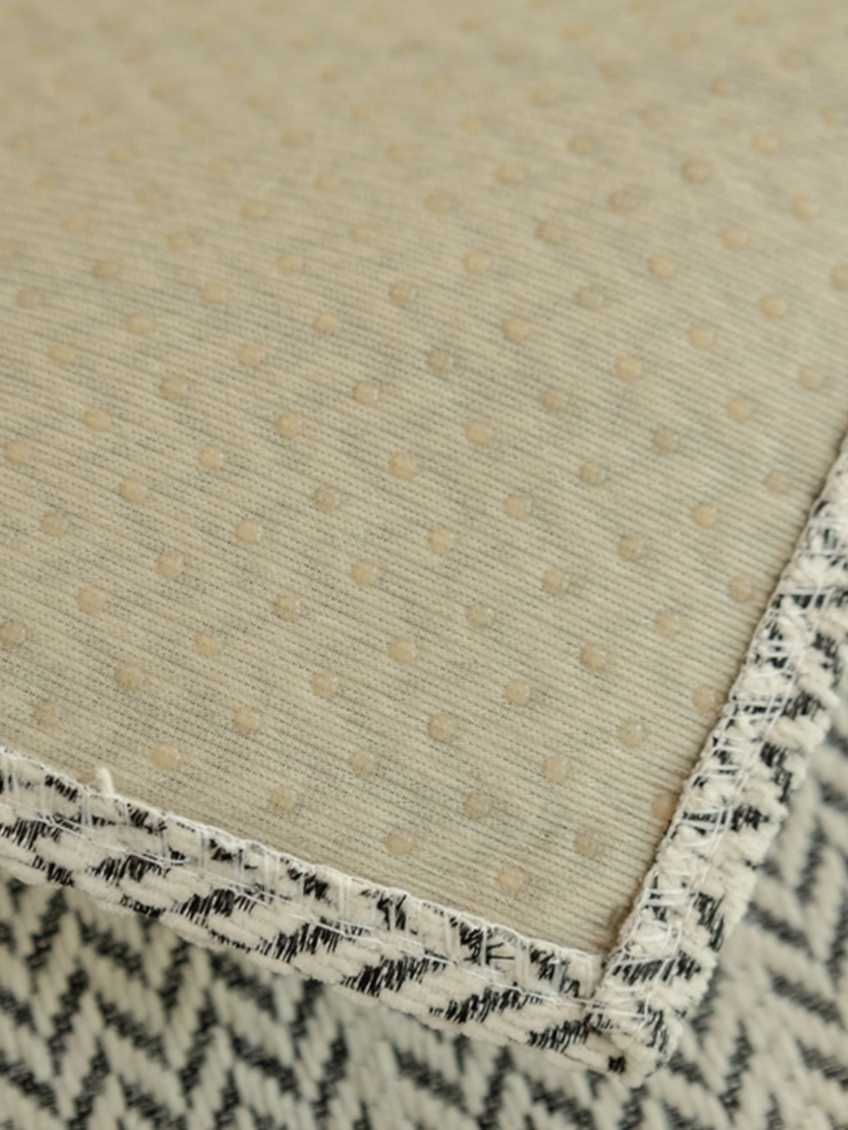 ソファーカバー 幾何学模様織りソファーカバー二人掛け用