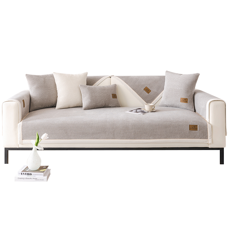 ソファーカバー 高級織り模様付き座面保護マット二人掛け用