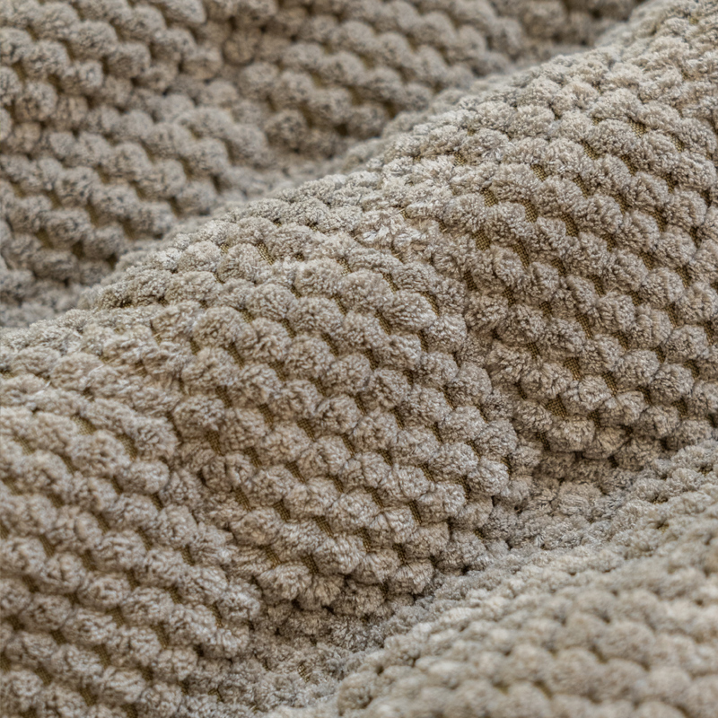 ソファーカバー 編み込み風レース付きキルティングソファーカバー