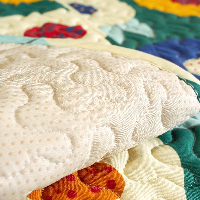 ソファーカバー 華やか花柄キルティング加工ソファーカバー