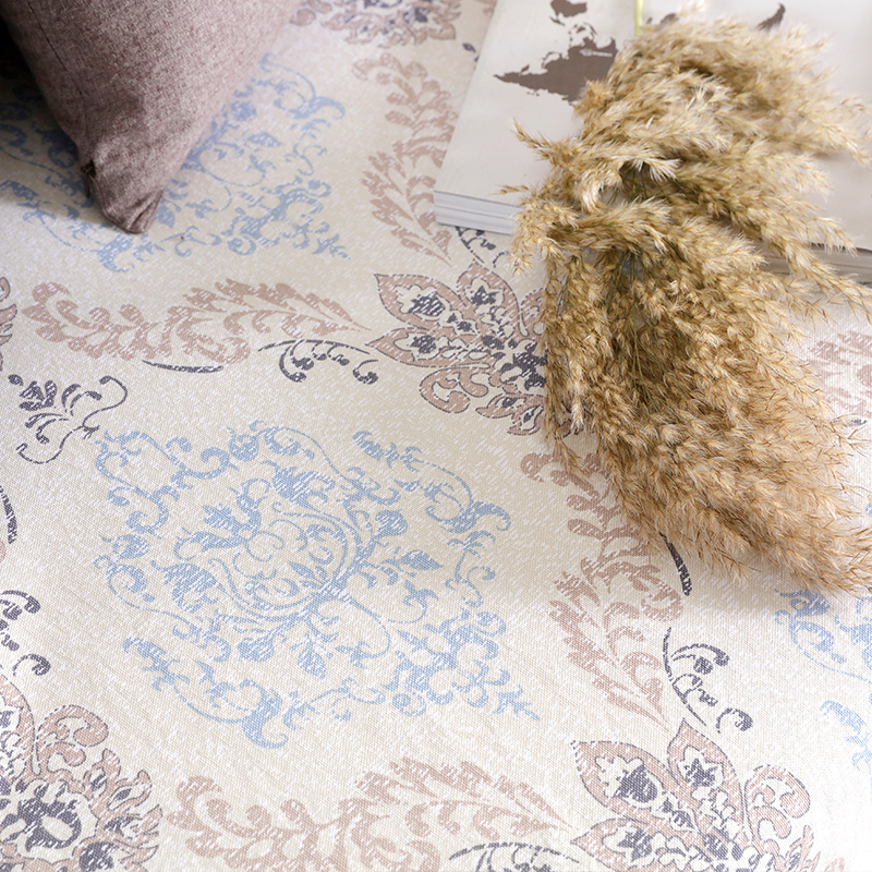 ソファーカバー 優雅なダマスク柄マルチカバー2人掛け用