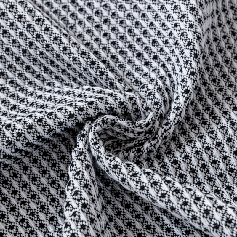 ソファーカバー 小格子模様フリンジ付きマルチカバー二人掛け用