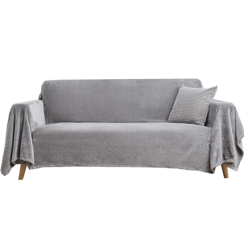 ソファーカバー ワッフル織り素材の2人掛けマルチカバー